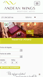 Mobile Screenshot of andeanwingshotel.com